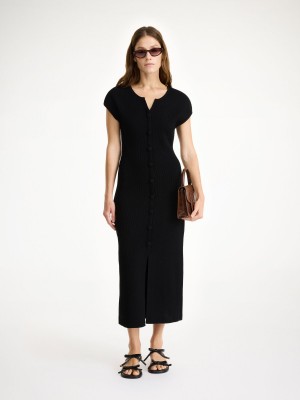 By Malene Birger Bielas Maxi Jurk Zwart | BE_BB94454