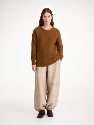 By Malene Birger Briella Mohair-blend Sweater Gebreide Kleding Bison | BE_BB62786