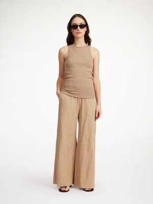 By Malene Birger Campine Wide-leg Broek Tannin | BE_BB49636