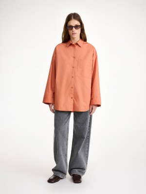 By Malene Birger Derris Organic Cotton Overhemd Donker | BE_BB22047