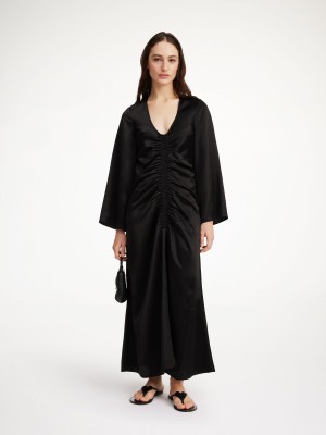 By Malene Birger Lavende Maxi Jurk Zwart | BE_BB58573