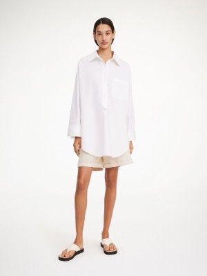 By Malene Birger Maye Organic Cotton Overhemd Wit | BE_BB10100