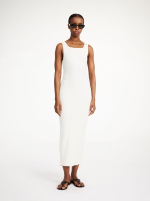 By Malene Birger Milelo Maxi Dress Gebreide Kleding Wit | BE_BB23026