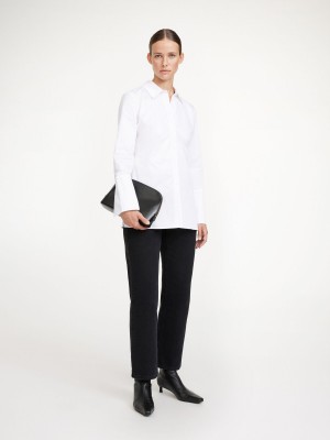 By Malene Birger Padano Organic Cotton Overhemd Wit | BE_BB40213