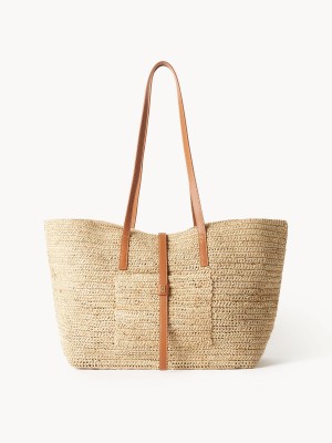 By Malene Birger Palla Straw Tote Tassen Licht | BE_BB44104