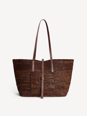 By Malene Birger Palla Straw Tote Tassen Bison | BE_BB92429