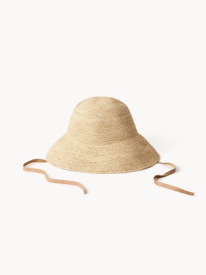 By Malene Birger Rafiah Straw Hat Andere Accessoires Licht | BE_BB18048