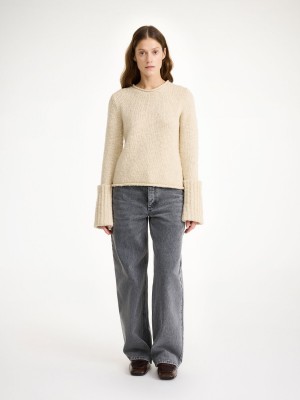 By Malene Birger Sorena Sweater Gebreide Kleding Oyster Gray | BE_BB99149