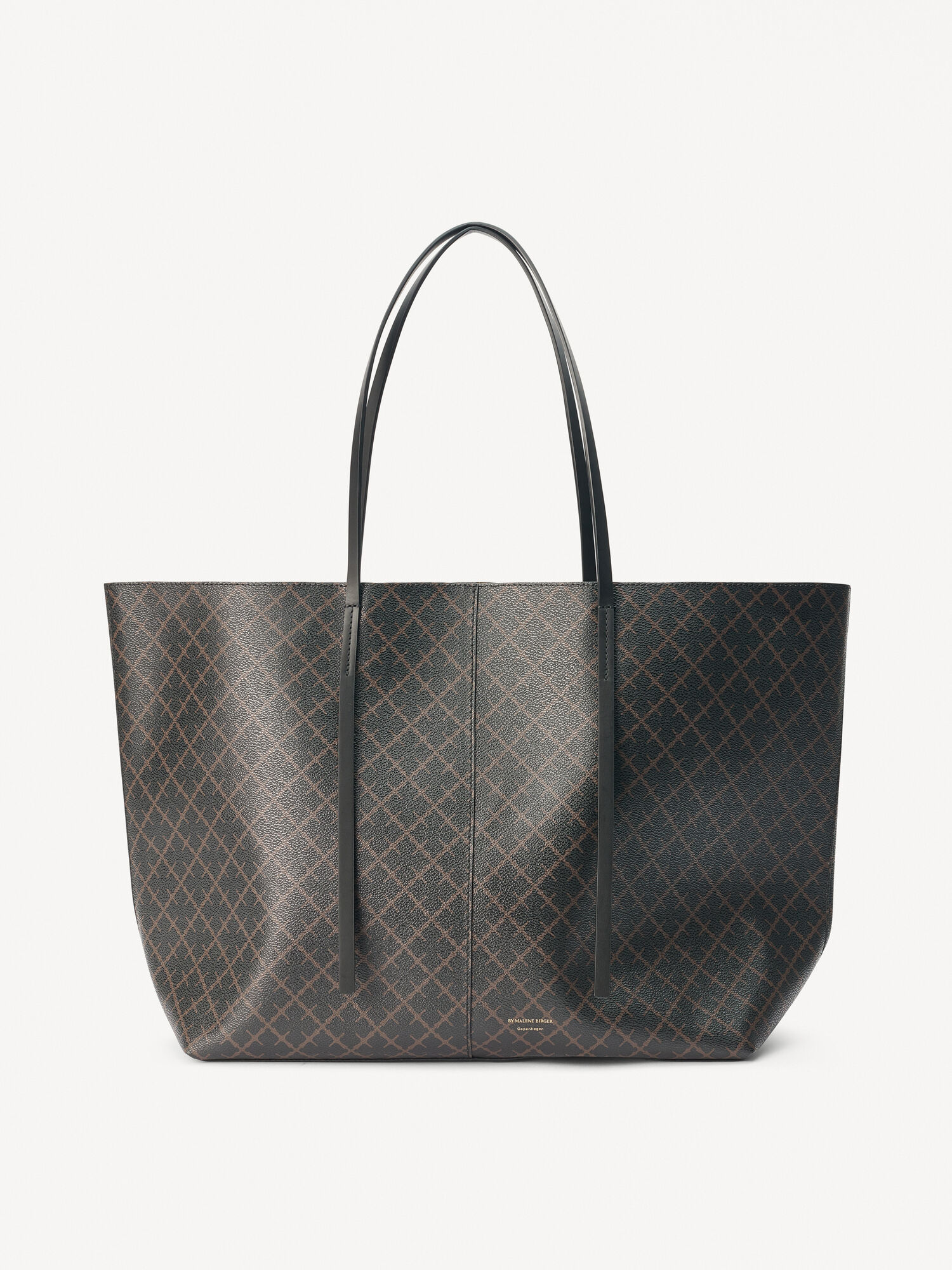 By Malene Birger Abi Printed Tote Tassen Donker | BE_BB63134