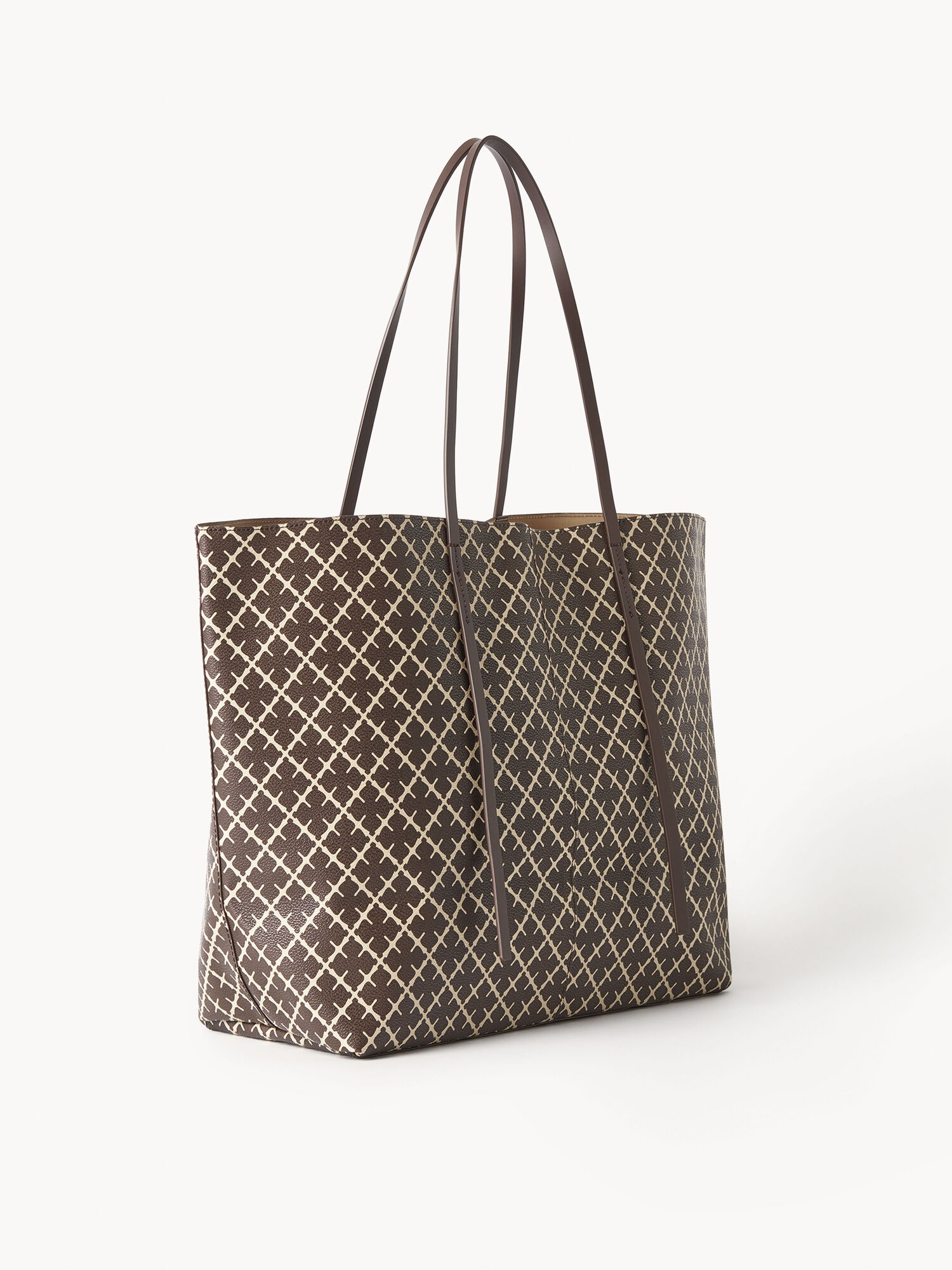 By Malene Birger Abi Printed Tote Tassen Bruin | BE_BB46081