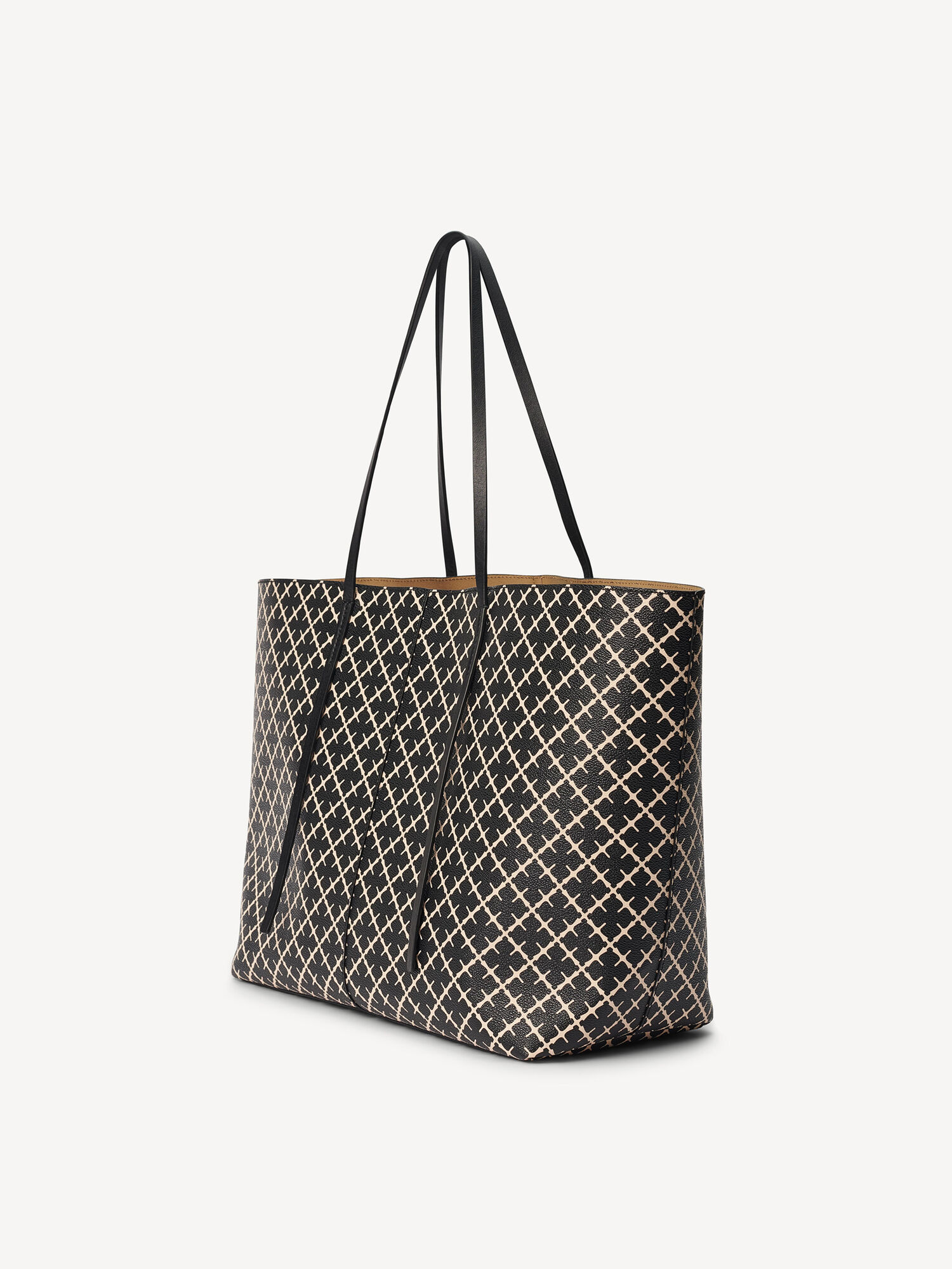 By Malene Birger Abi Printed Tote Tassen Zwart | BE_BB29126