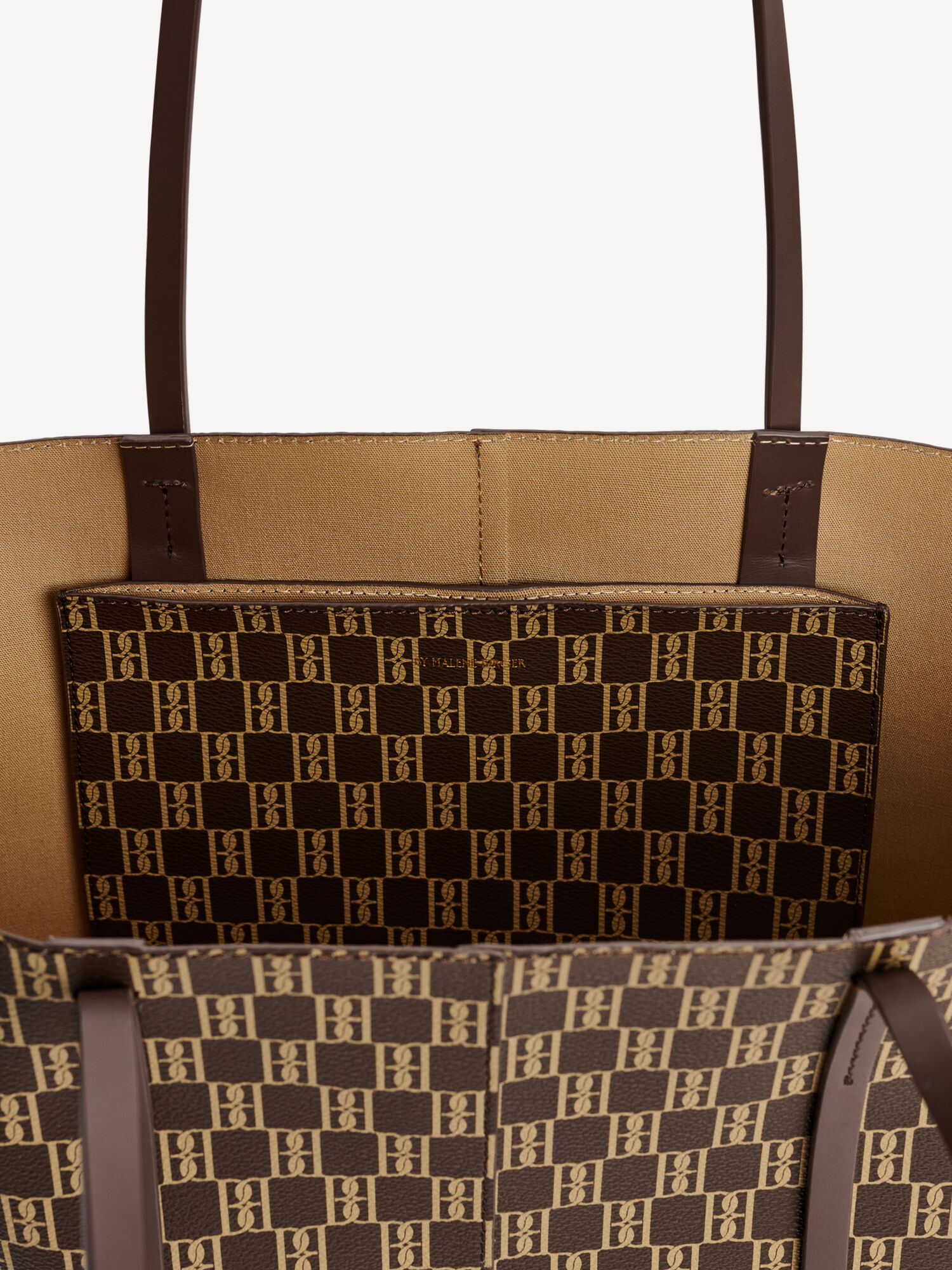 By Malene Birger Abigail Monogram Tote Tassen Shale | BE_BB97150