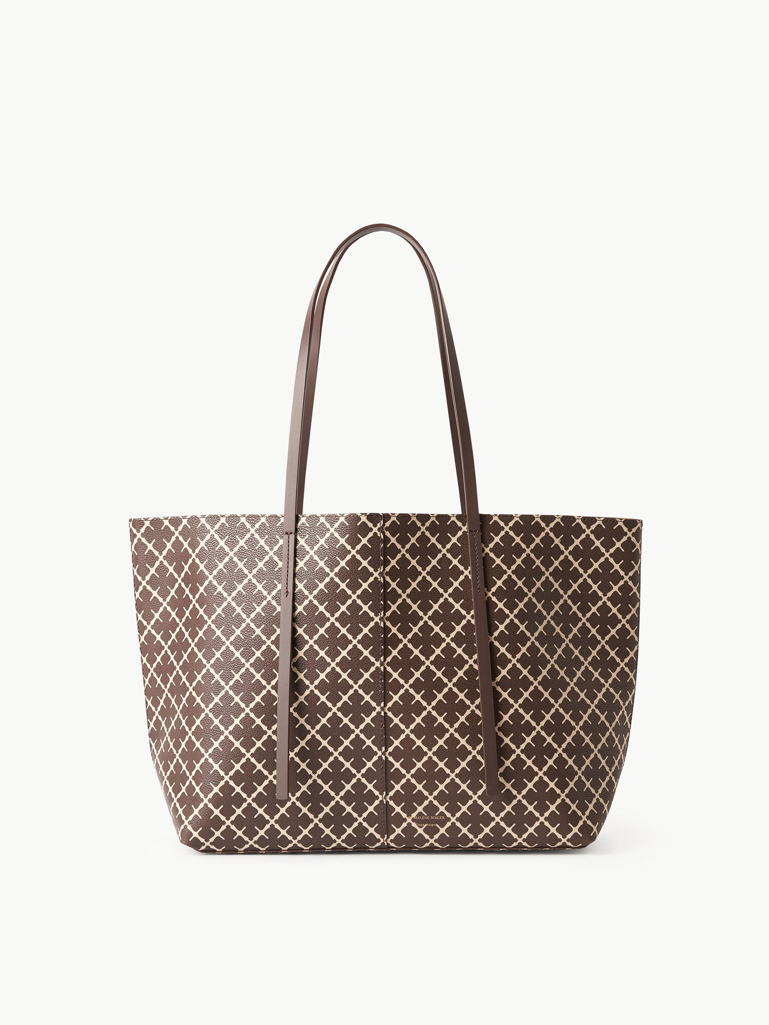 By Malene Birger Abigail Printed Tote Tassen Bruin | BE_BB99546