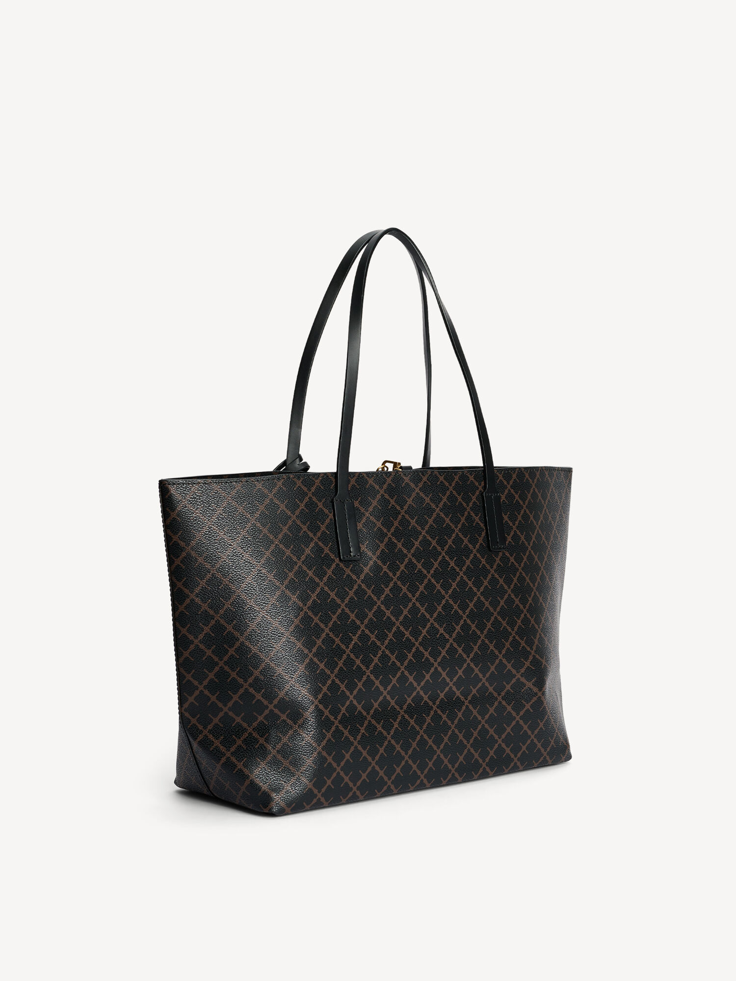 By Malene Birger Abigail Printed Tote Tassen Donker | BE_BB53211