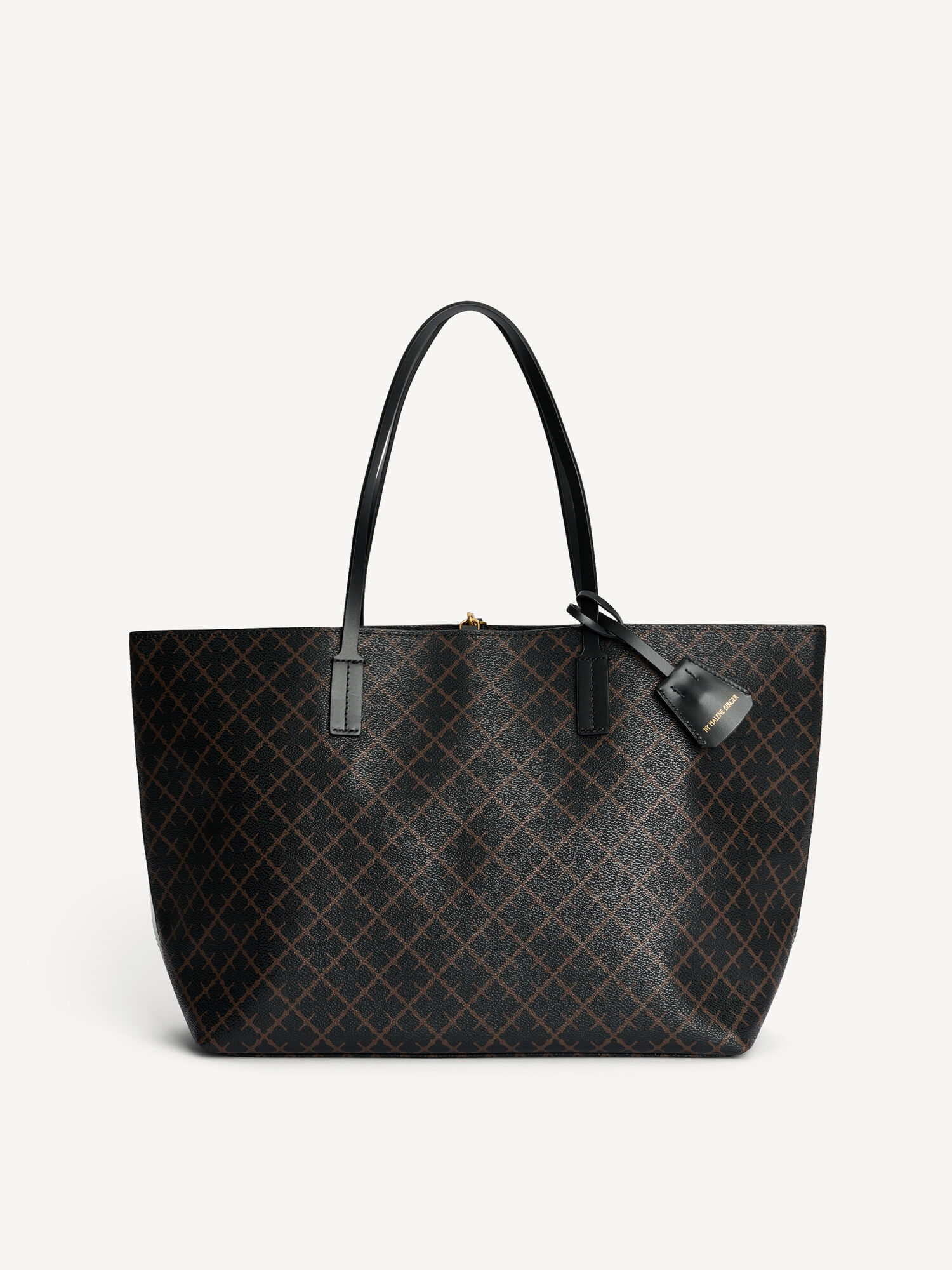 By Malene Birger Abigail Printed Tote Tassen Donker | BE_BB53211