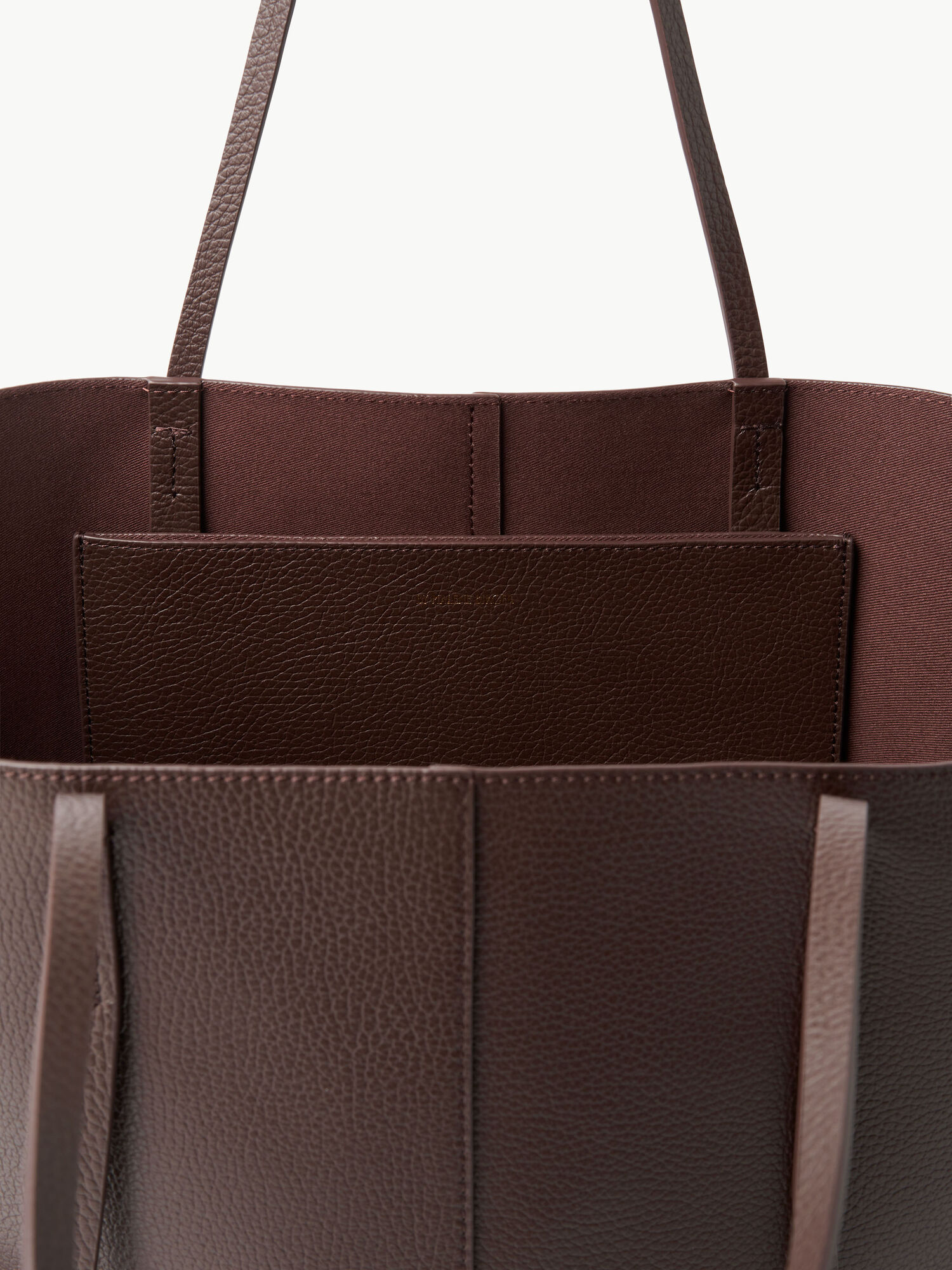 By Malene Birger Abilla Leather Tote Tassen Koffie | BE_BB78459