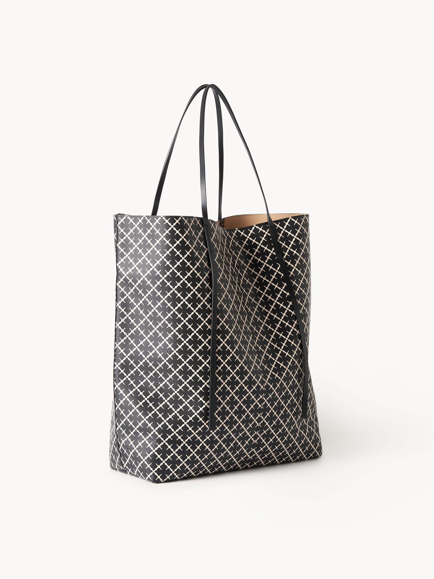 By Malene Birger Abrille Printed Tote Tassen Zwart | BE_BB39328