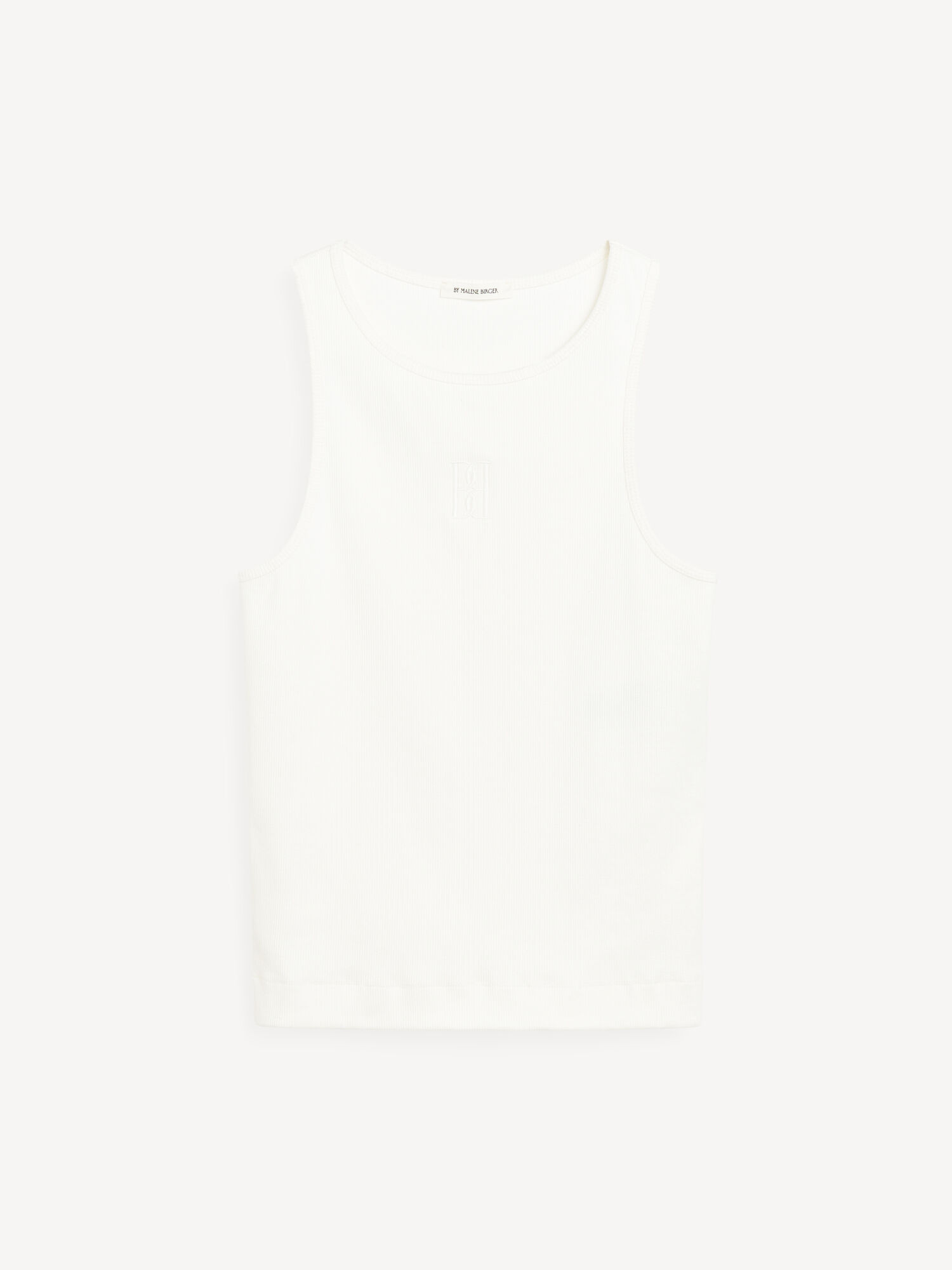 By Malene Birger Amanias Tank Topjes Wit | BE_BB88048