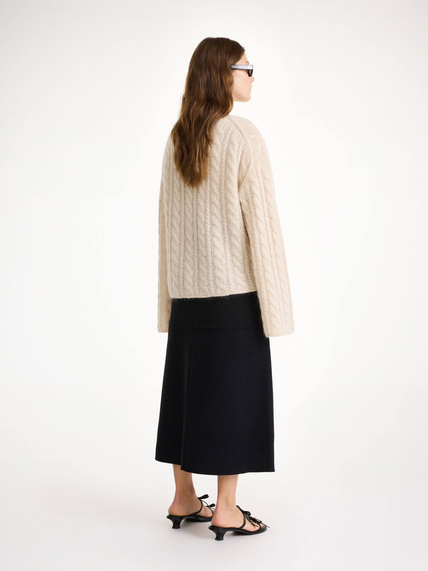 By Malene Birger Angello Wool Midi Rokken Zwart | BE_BB22924