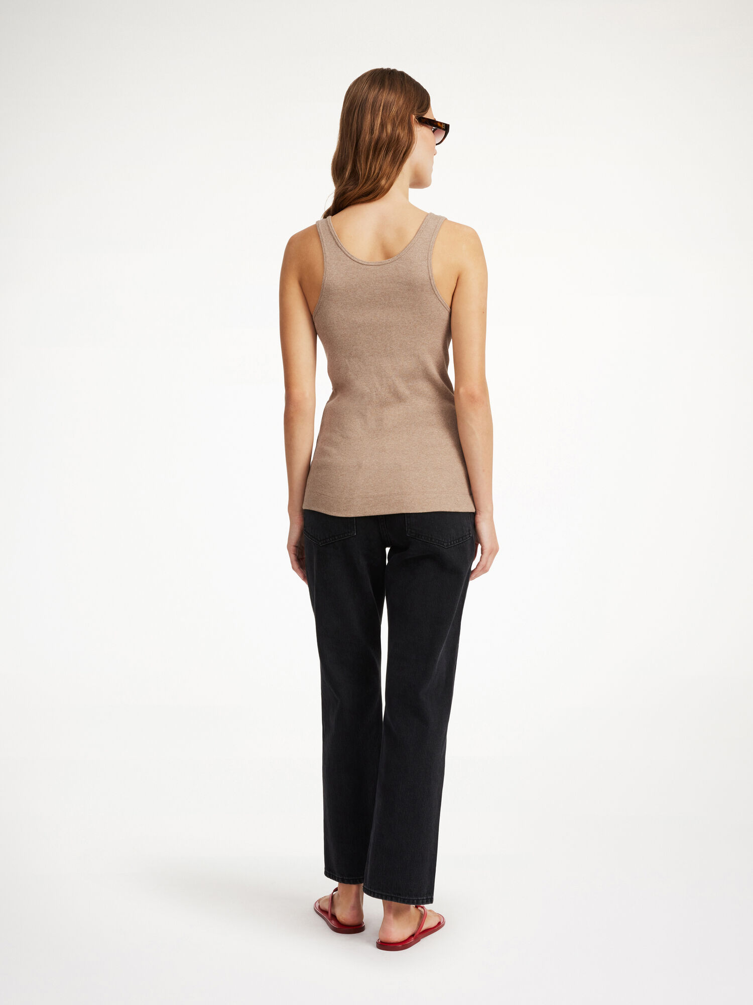 By Malene Birger Anisa Organic Cotton Tank Topjes Nomad | BE_BB30593