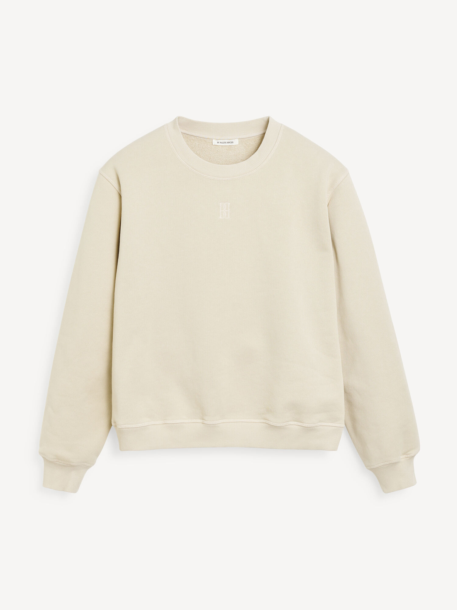 By Malene Birger Apalia Organic Cotton Sweatshirt Athleisure Wear Oyster Gray | BE_BB87767