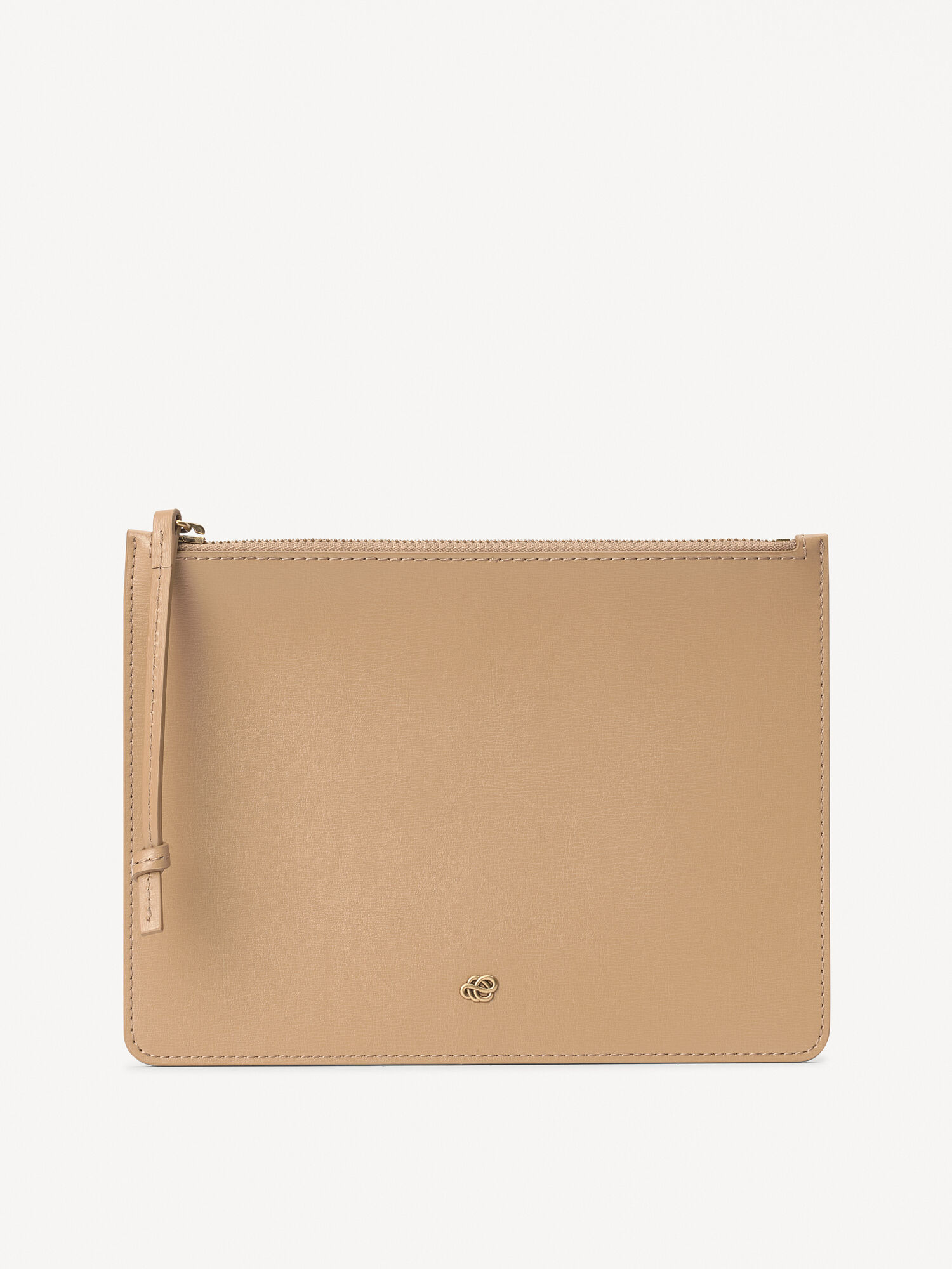 By Malene Birger Aya Leather Purse Tassen Sand | BE_BB89110