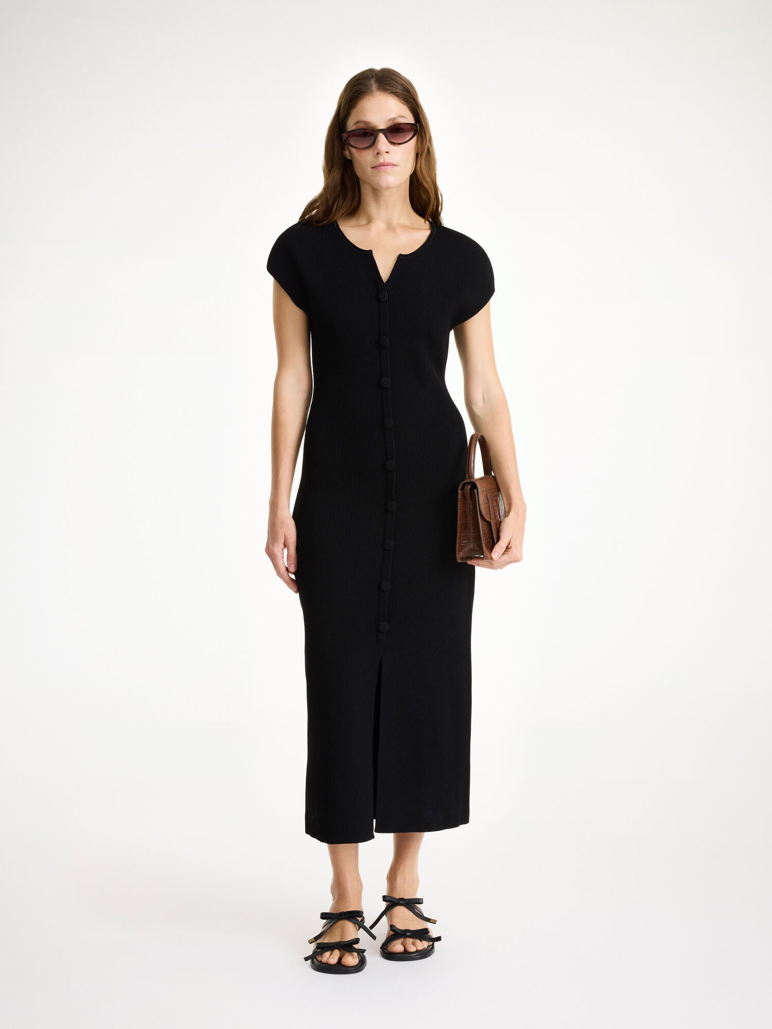 By Malene Birger Bielas Maxi Dress Gebreide Kleding Zwart | BE_BB88355