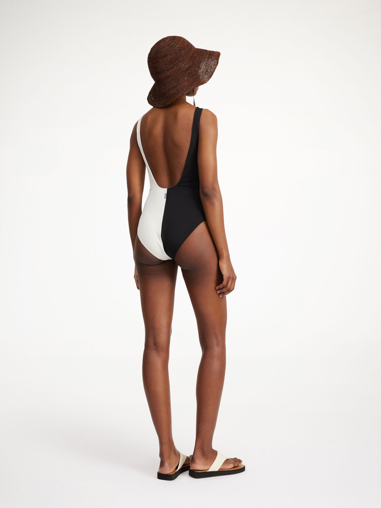 By Malene Birger Bonday Swimsuit Zwemkleding Zwart Wit | BE_BB91222