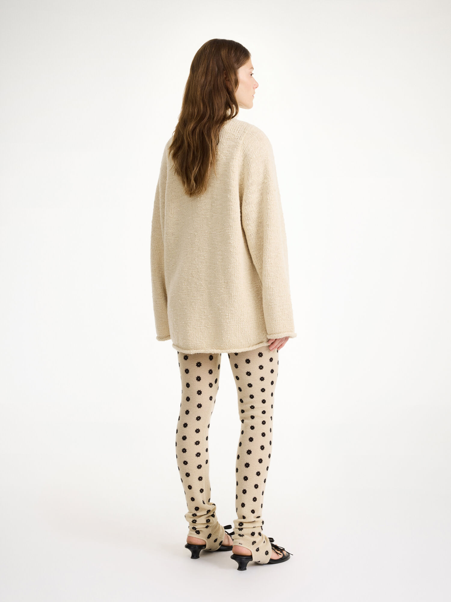 By Malene Birger Breele Wool Leggings Broek Bloemen | BE_BB91768