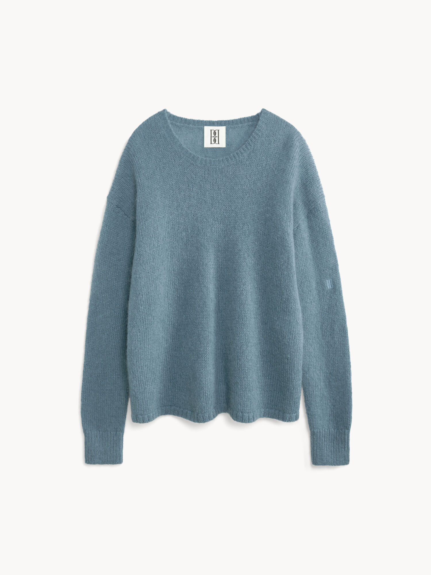 By Malene Birger Briella Mohair-blend Sweater Gebreide Kleding Cool Water | BE_BB86625