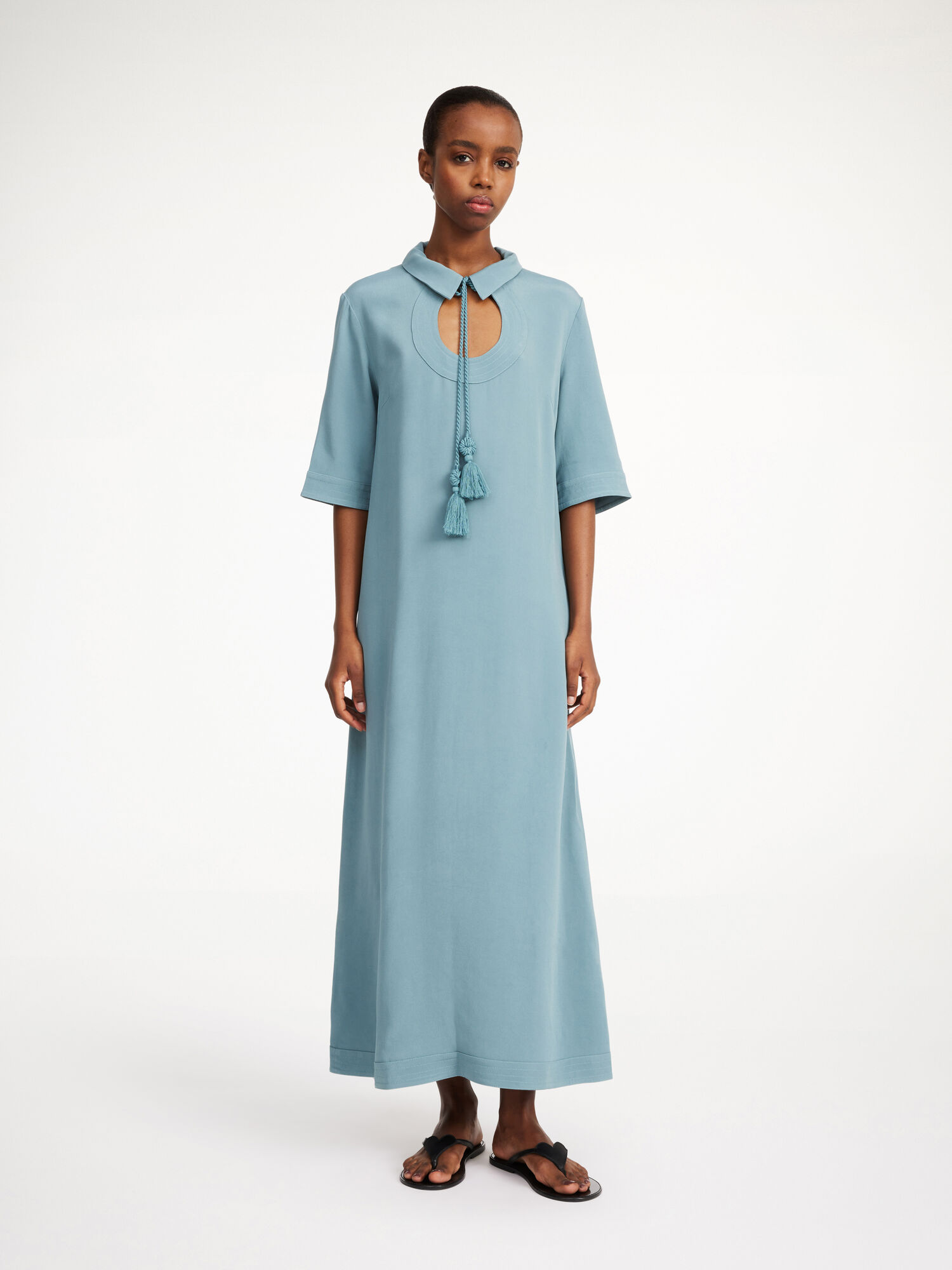 By Malene Birger Brinney Maxi Jurk Cool Water | BE_BB51639