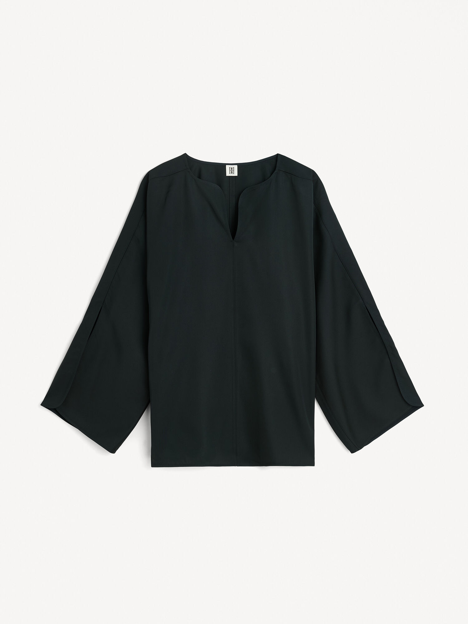 By Malene Birger Calias Tunic-style Blouse Overhemd Zwart | BE_BB41396