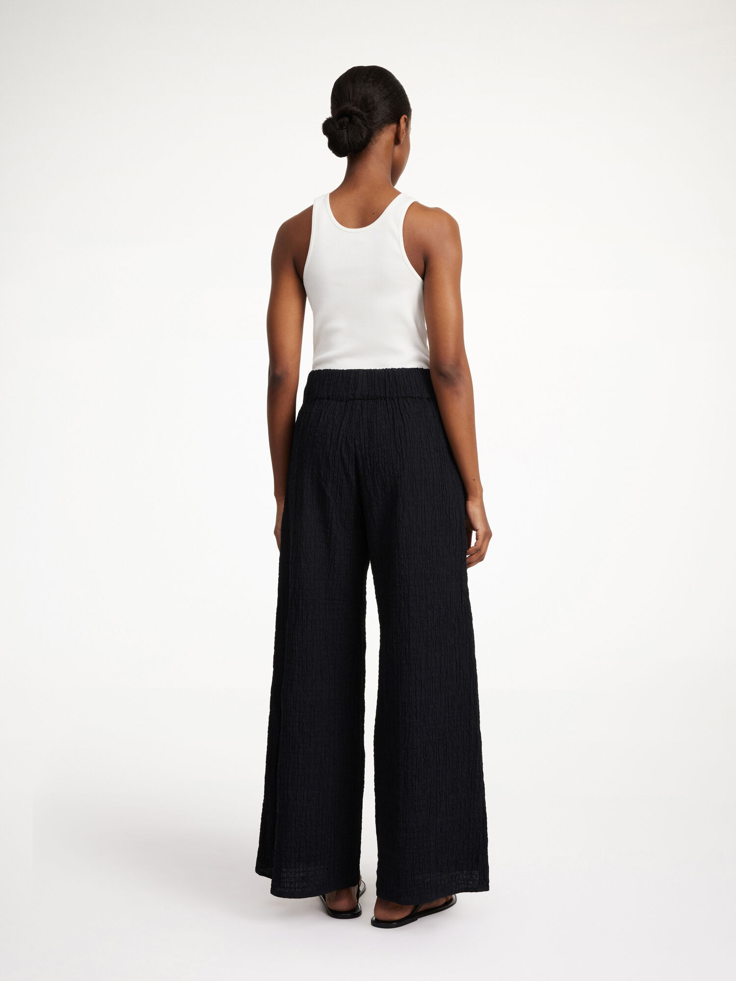 By Malene Birger Campine Wide-leg Broek Zwart | BE_BB83456