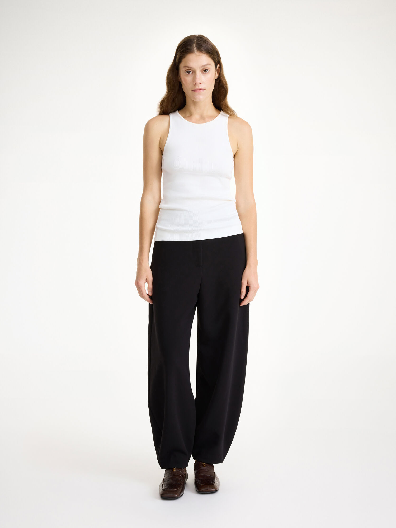 By Malene Birger Carlien High-waist Broek Zwart | BE_BB93125