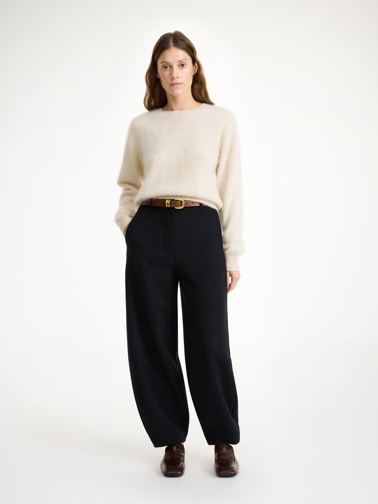 By Malene Birger Carlien Wool Broek Zwart | BE_BB39528