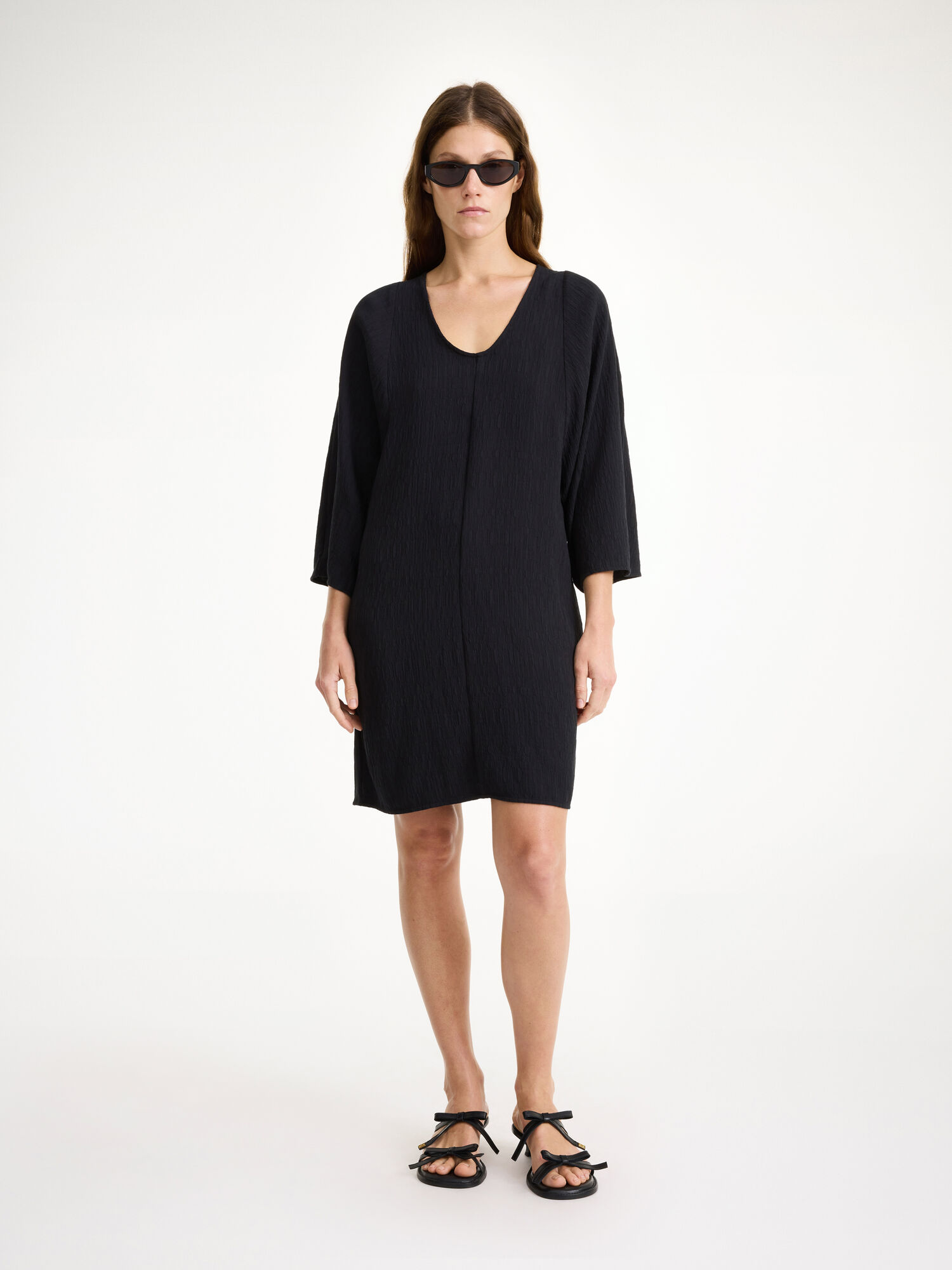 By Malene Birger Carmona Midi Jurk Zwart | BE_BB83175