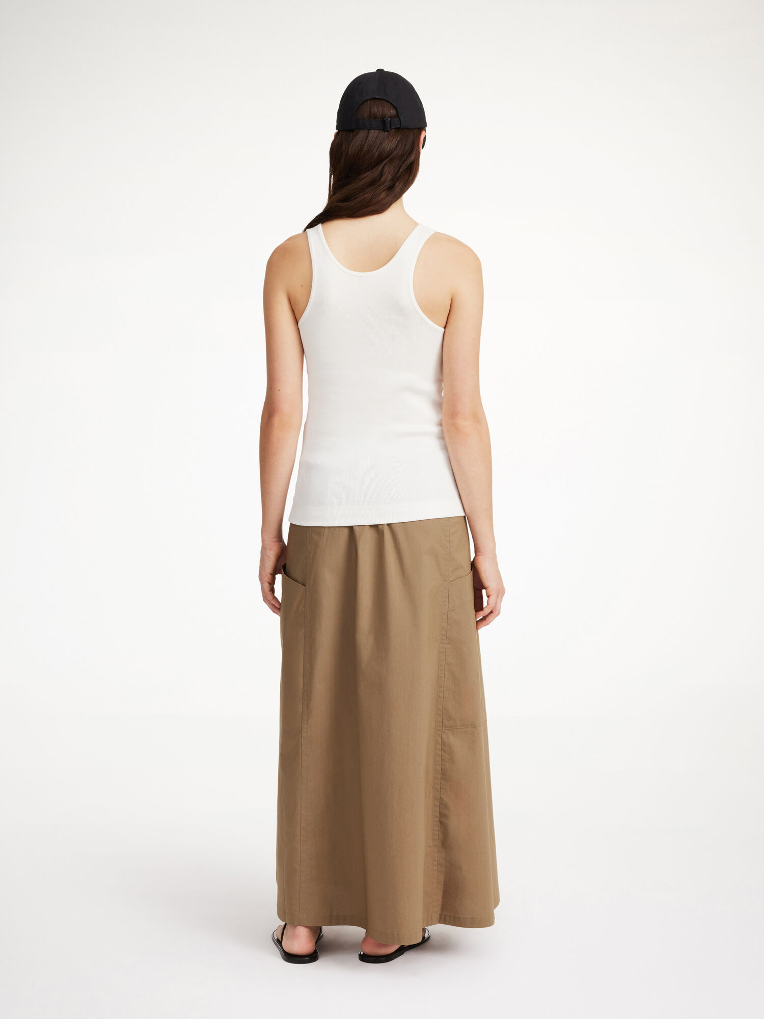 By Malene Birger Catterine Organic Cotton Maxi Rokken Shitake | BE_BB81966