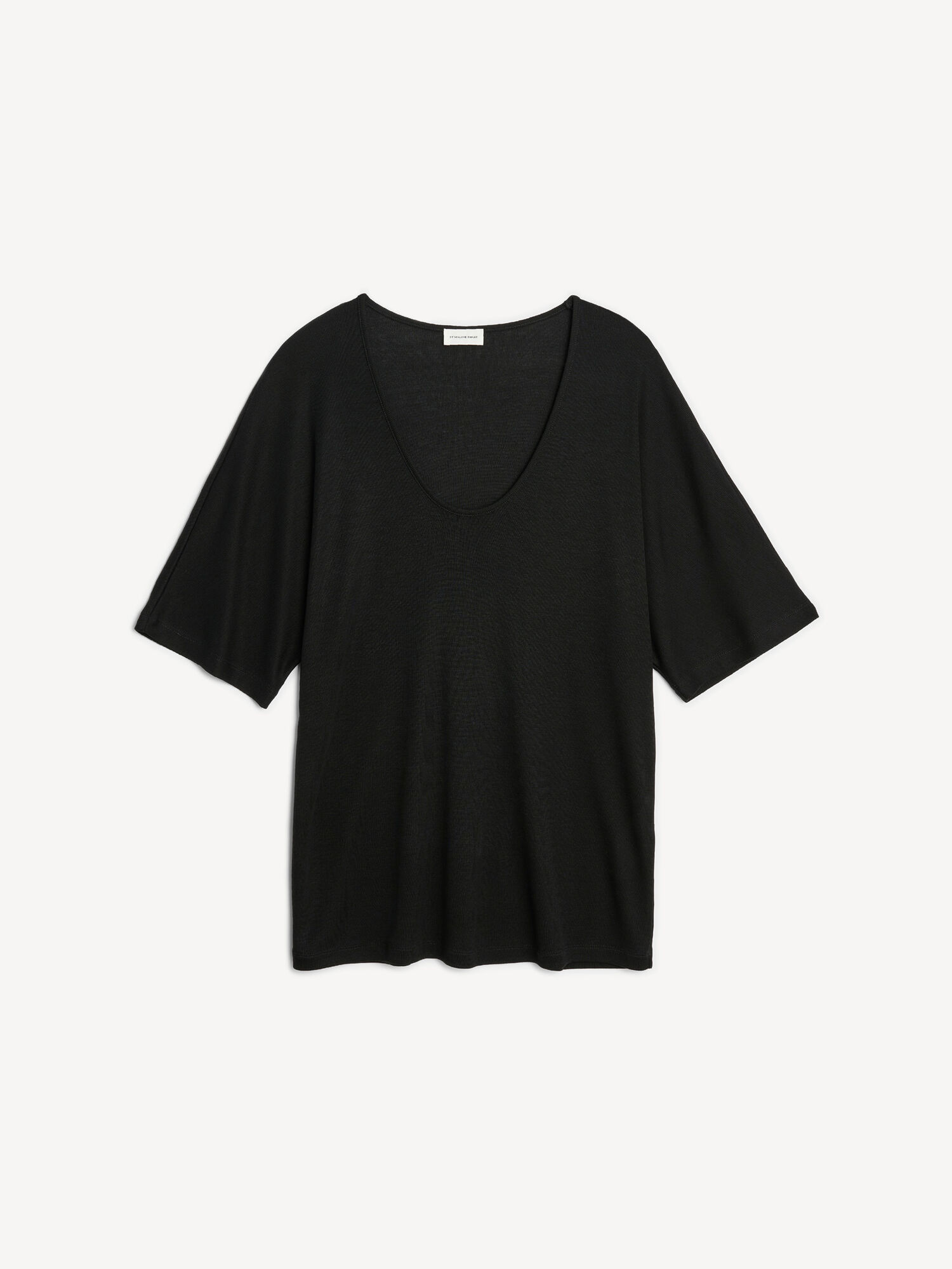 By Malene Birger Cevina Oversized T-shirt Topjes Zwart | BE_BB52893