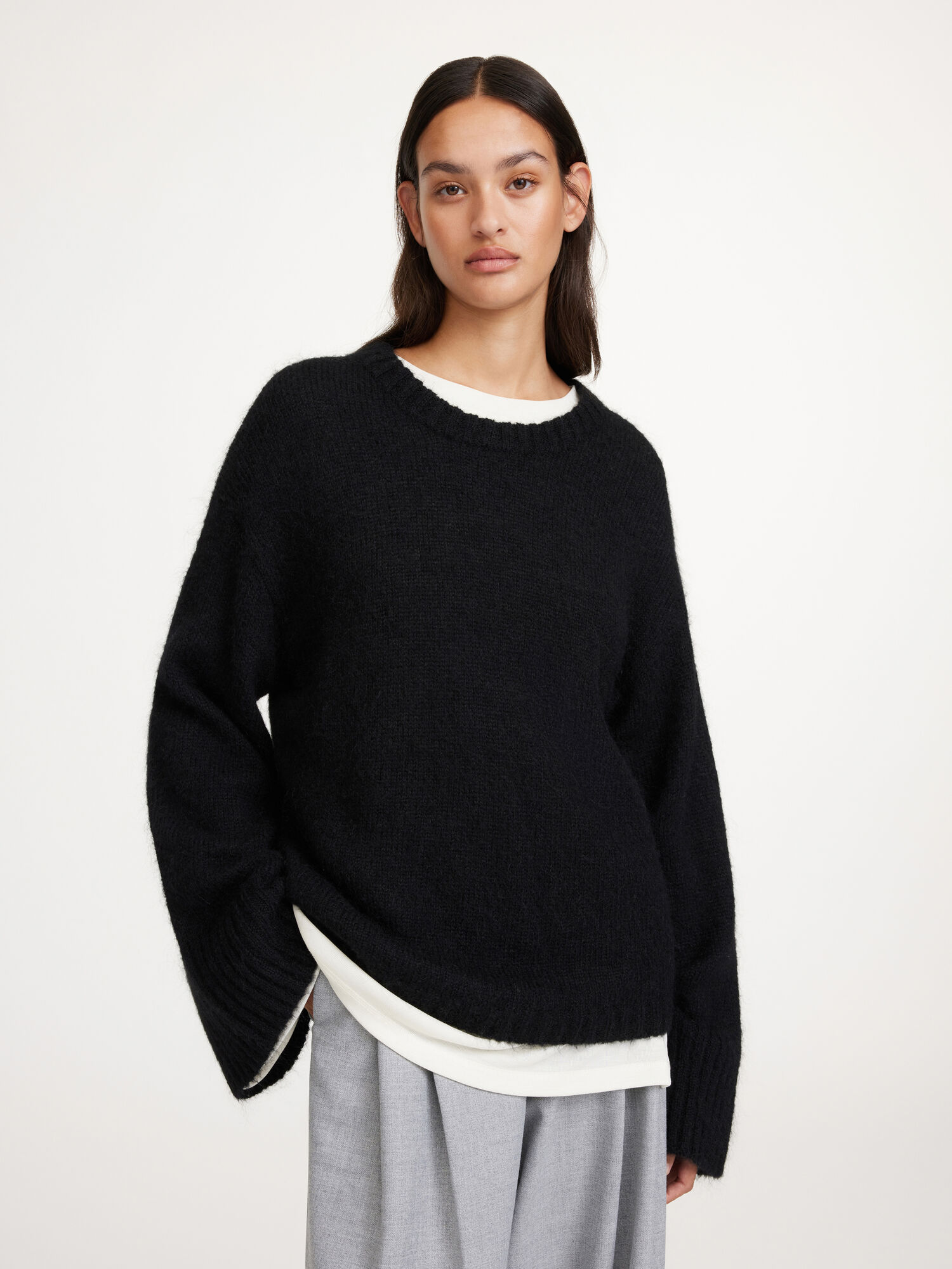 By Malene Birger Cierra Sweater Gebreide Kleding Zwart | BE_BB10342