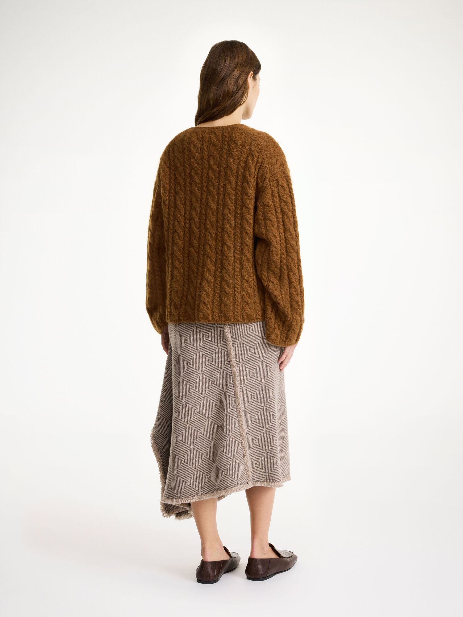 By Malene Birger Cimone Cable-knit Sweater Gebreide Kleding Bison | BE_BB69636