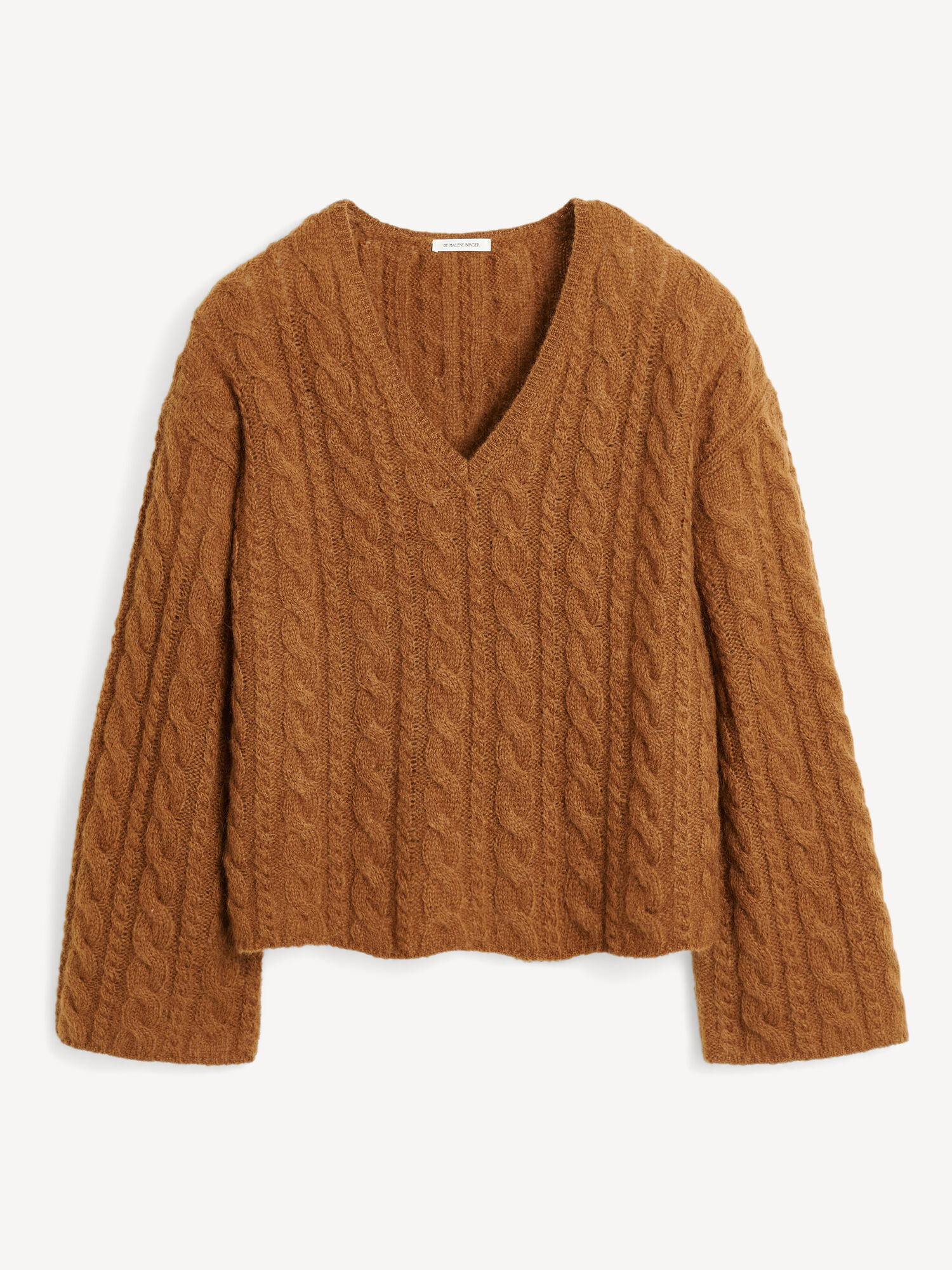 By Malene Birger Cimone Cable-knit Sweater Gebreide Kleding Bison | BE_BB69636