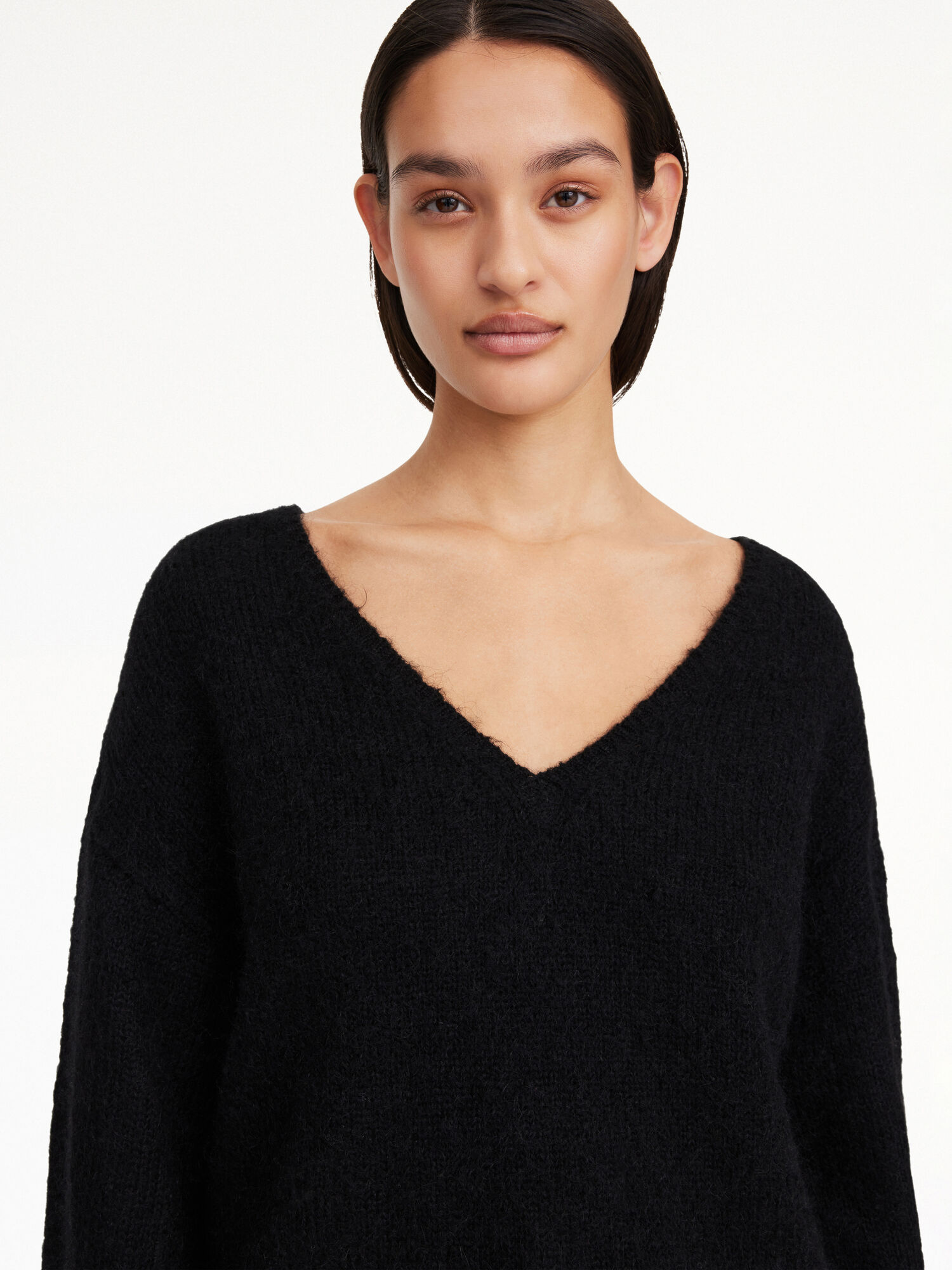 By Malene Birger Cimone Sweater Gebreide Kleding Zwart | BE_BB36110