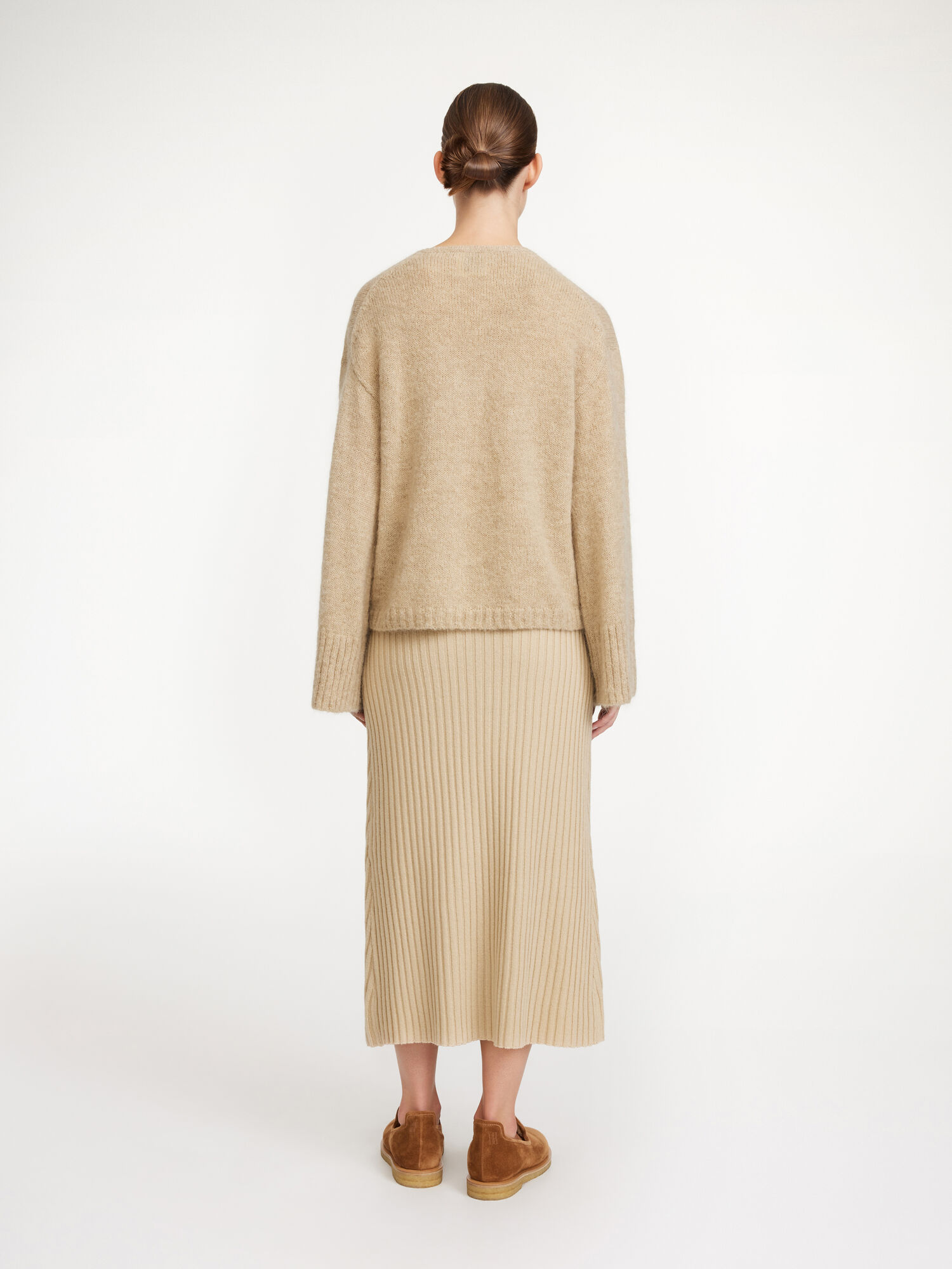 By Malene Birger Cimone Sweater Gebreide Kleding Beige | BE_BB60778