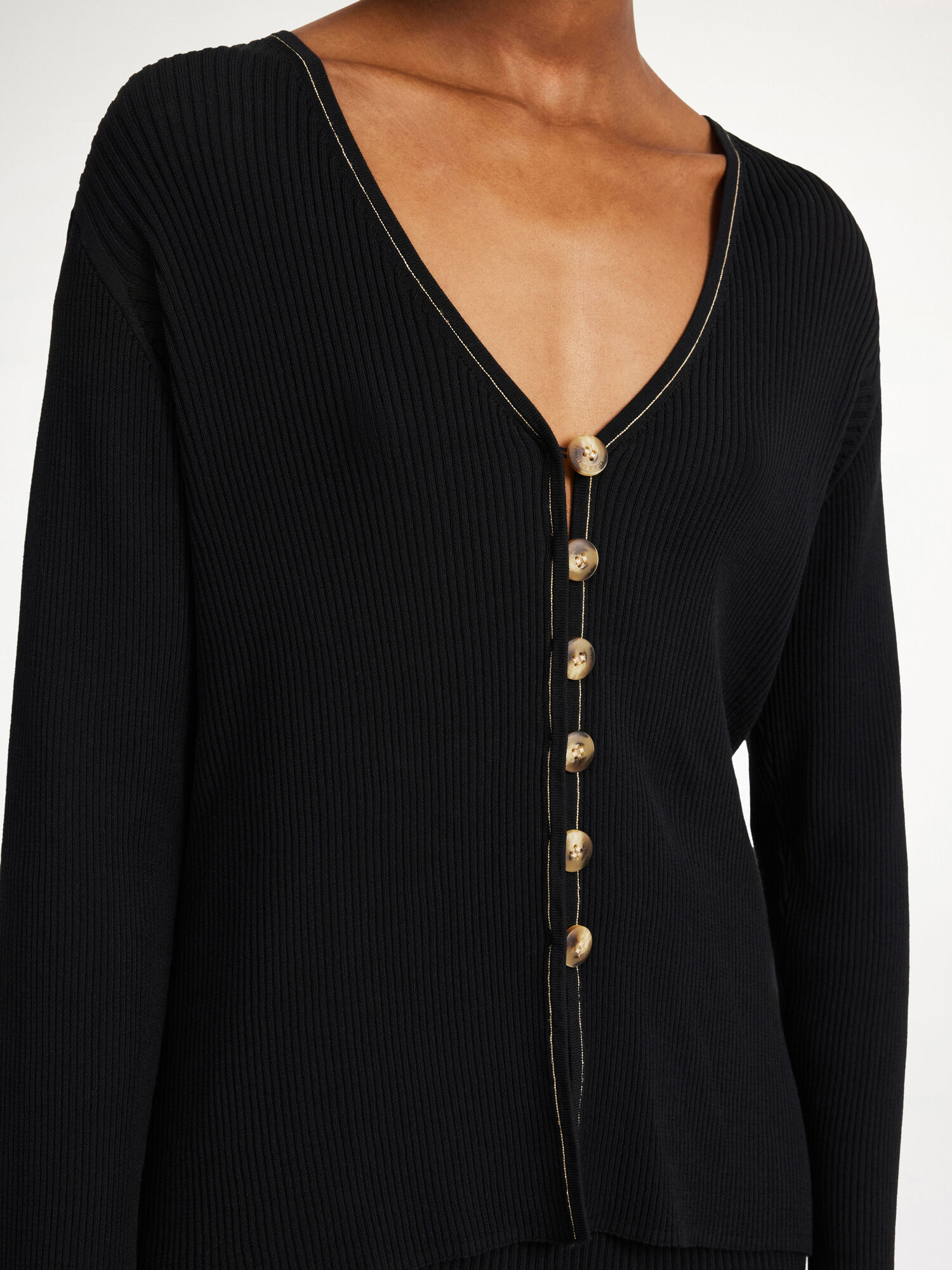 By Malene Birger Cirella Cardigan Gebreide Kleding Zwart | BE_BB52610