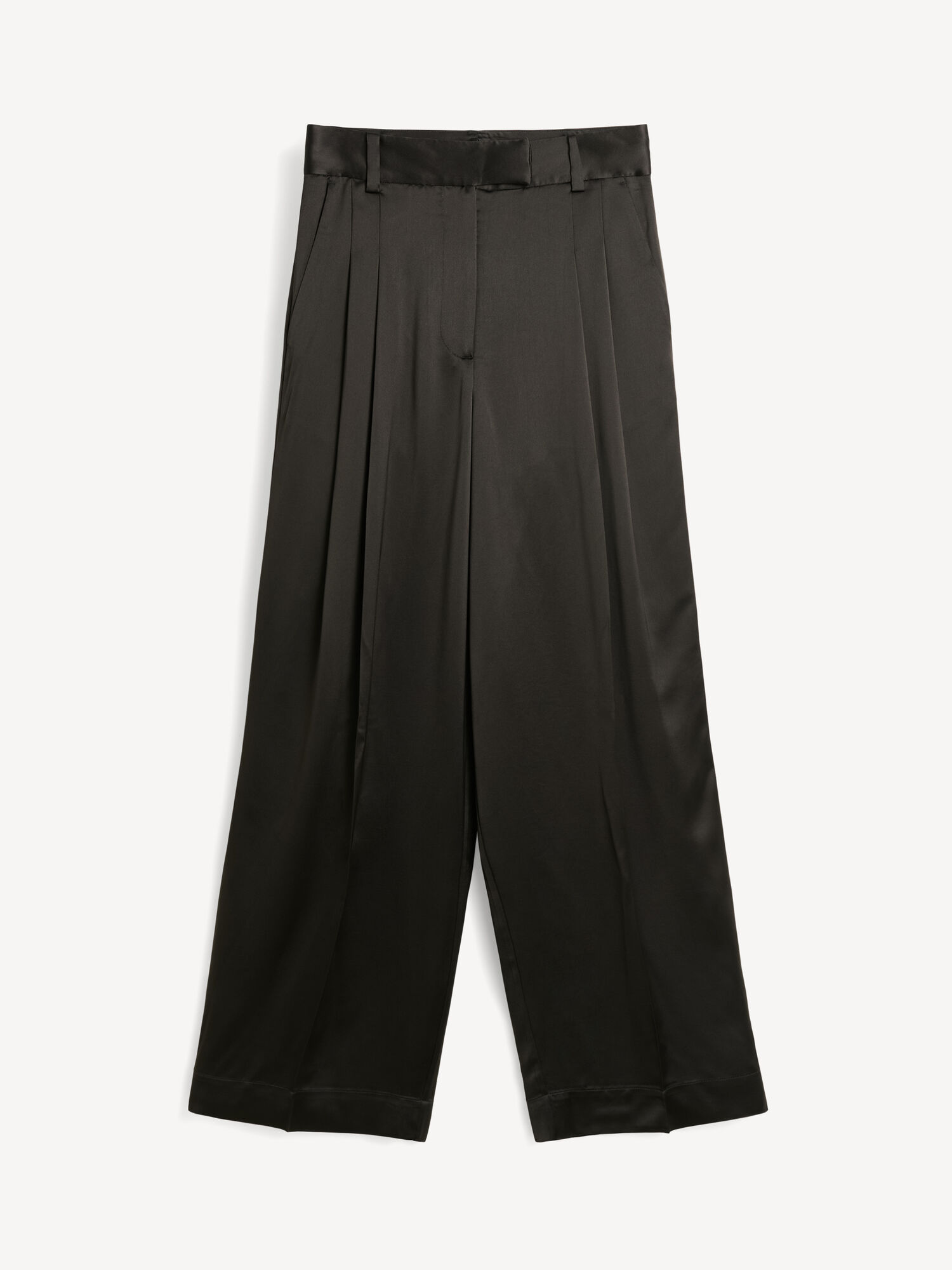 By Malene Birger Cymbaria High-waisted Broek Zwart | BE_BB39376