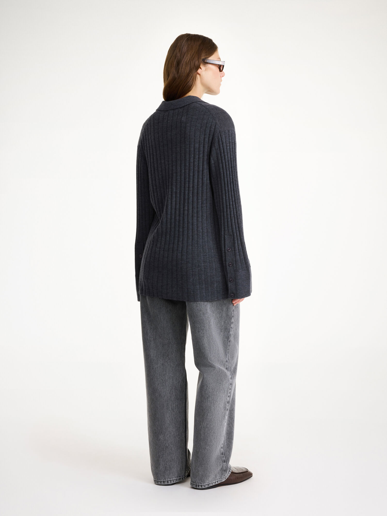 By Malene Birger Delphine Merino Wool Sweater Gebreide Kleding Grijs | BE_BB95986