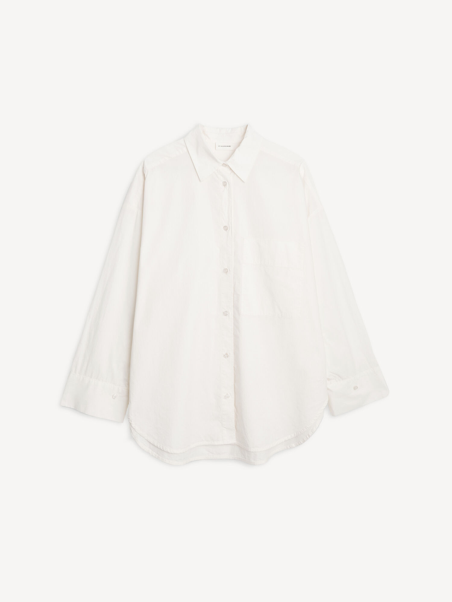 By Malene Birger Derris Organic Cotton Overhemd Wit | BE_BB48050