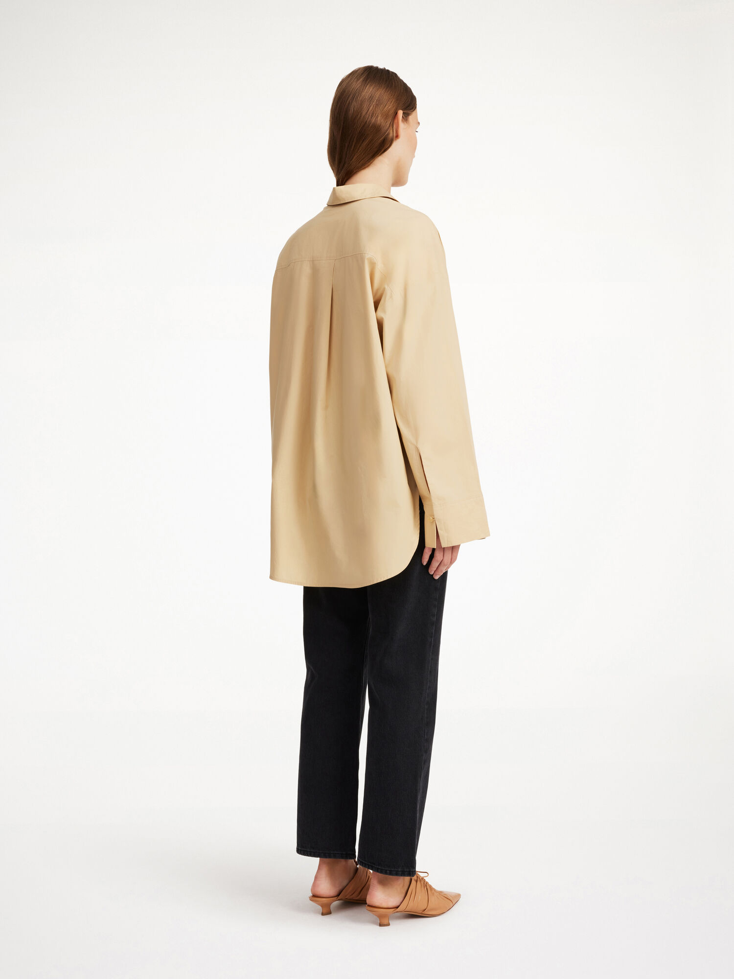 By Malene Birger Derris Organic Cotton Overhemd Donker | BE_BB67210