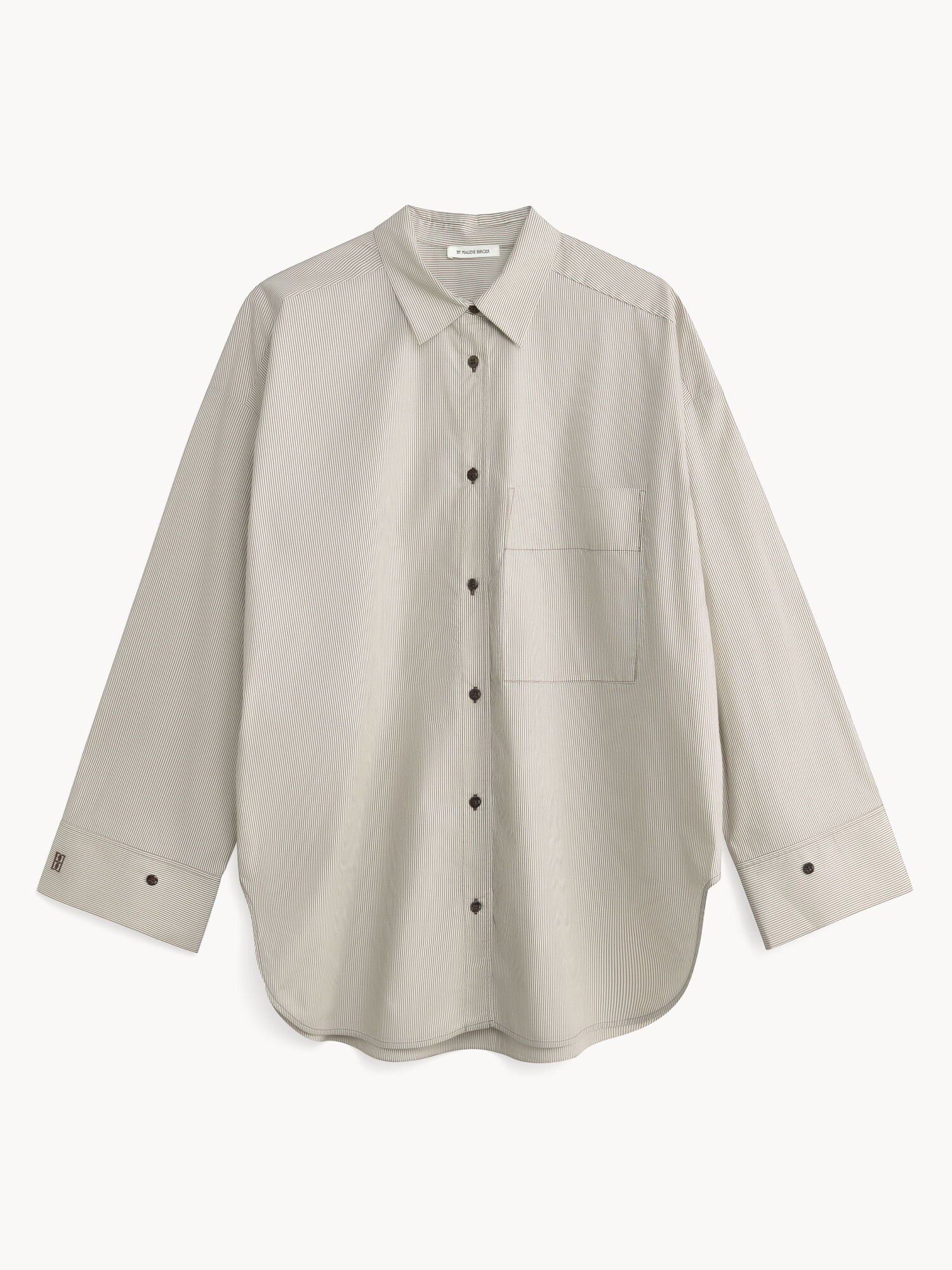 By Malene Birger Derris Organic Cotton Overhemd Bruin | BE_BB78463