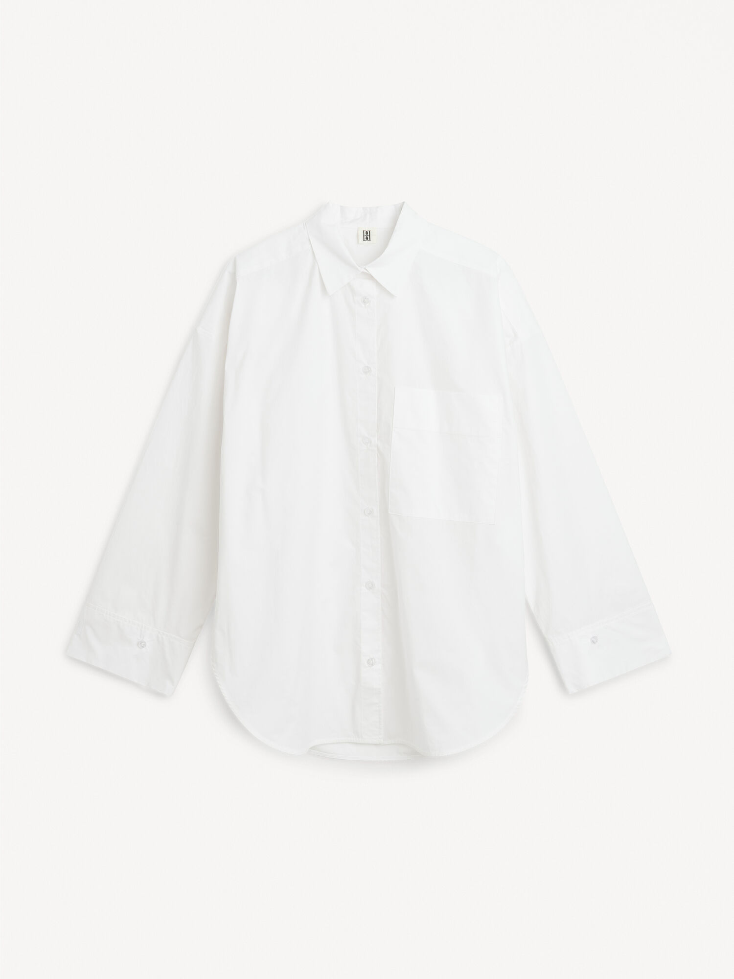 By Malene Birger Derris Organic Cotton Overhemd Wit | BE_BB96808